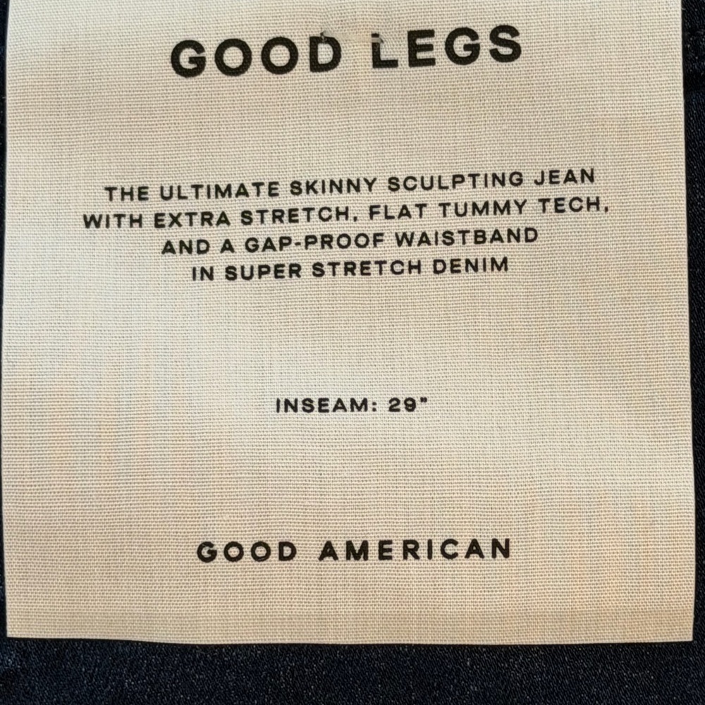 Good American Women’s Size 15 Sculpting Dark Denim Jeans - Picture 4 of 11